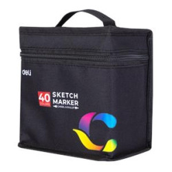 Маркеры DELI Sketch Dual Tip 40 цветов