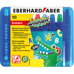 Восковые карандаши Winner Water-soluble 10шт водорастворимые