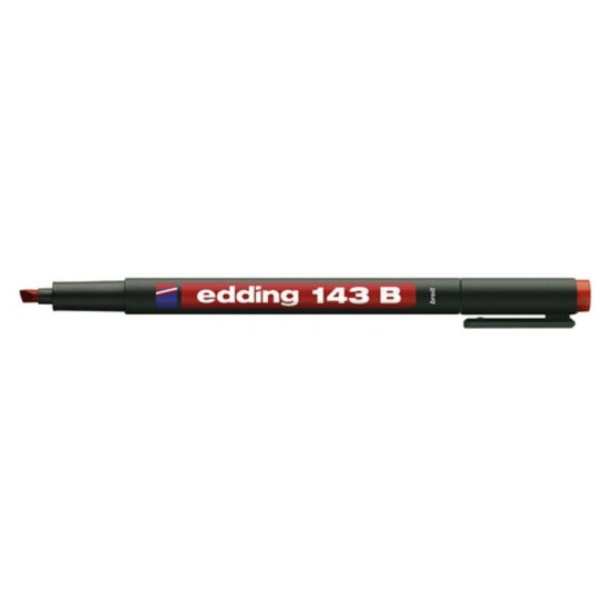 Маркер Edding 143B Красный водостойкий