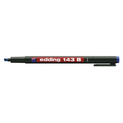 Маркер Edding 143B синий водостойкий