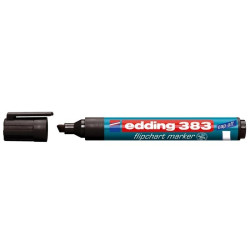 Маркер Edding 383 черный скошенный наконечник