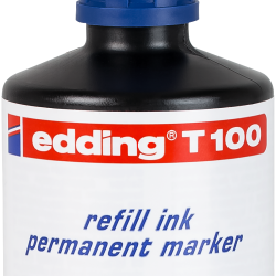Чернила для маркеров Edding T 100 синие 100 мл с капельницей
