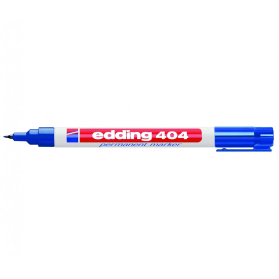 Маркер Edding 404 синий тонкий 075мм