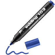 Permanentais marķieris Edding 103, 1.5-3mm, zils