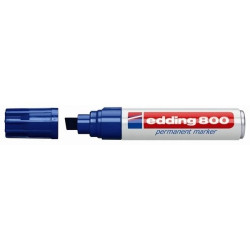 Маркер Edding 800 синий перманентный широкое перо
