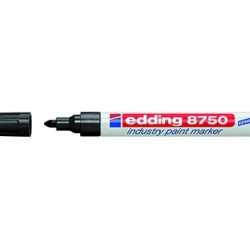 Маркер Edding 8750 Промышленный черный 2-4мм