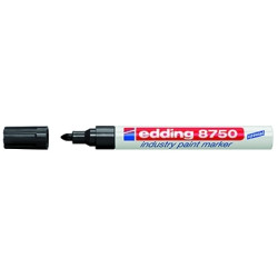 Маркер Edding 8750 Промышленный черный 2-4мм
