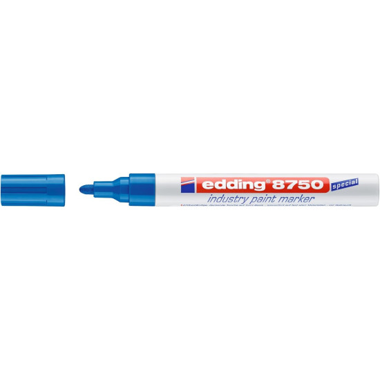 Маркер Edding 8750 Синий Нестираемый