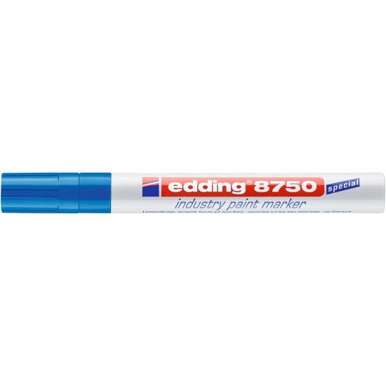 Маркер Edding 8750 Синий Нестираемый
