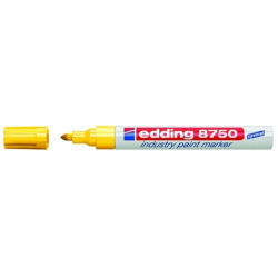 Маркер Edding 8750 Желтая ПрочнаяКраска