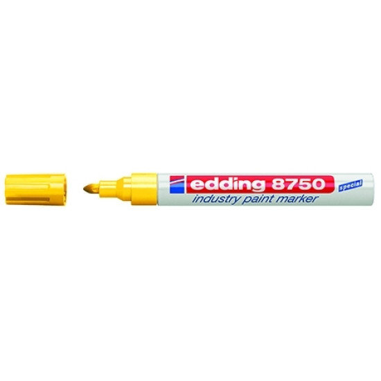 Маркер Edding 8750 Желтая ПрочнаяКраска