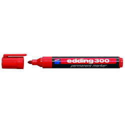 Маркер Edding 300 Красный Водостойкий
