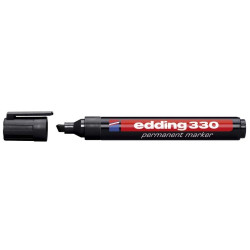 Маркер Edding 330 черный водостойкий
