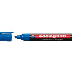 Маркер Edding 330 синий водостойкий
