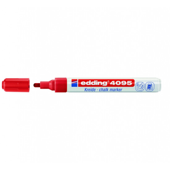 Меловой маркер Edding 4095 Красный 2-3мм