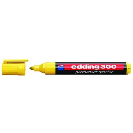 Маркер Edding 300 Желтый водостойкий