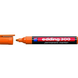 Маркер Edding 300 оранжевый водостойкий