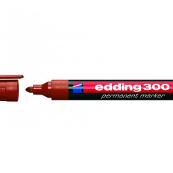 Маркер Edding 300 коричневый водостойкий