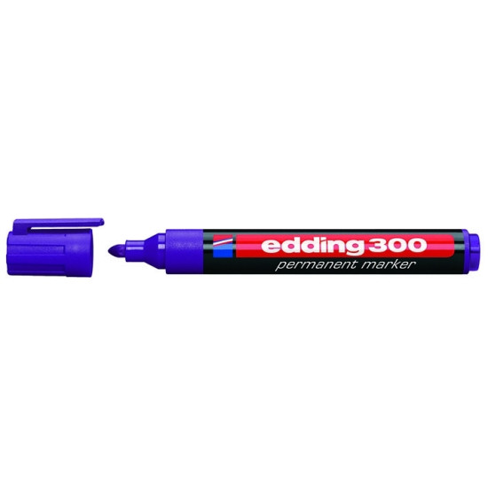 Маркер Edding 300 Фиолетовый водостойкий