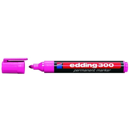 Маркер Edding 300 Розовый Водостойкий