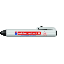 Маркер Edding Retract 11 водостойкий черный