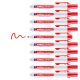 *Automātisks Permanentais marķieris Edding 11, 1.5-3mm, konisks, sarkans