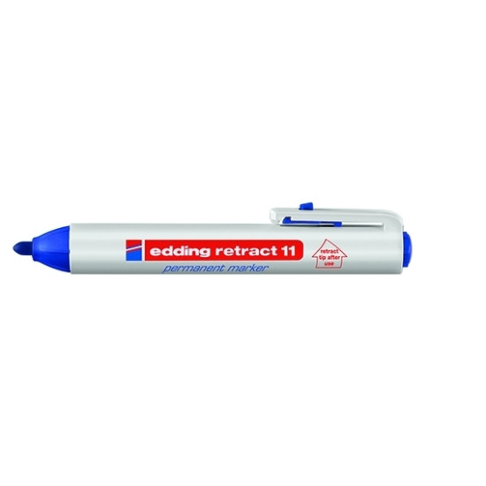 **Automātisks permanents marķieris Edding 11, 1.5-3mm, konisks, zils