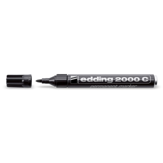 Маркер Edding 2000C черный водостойкий