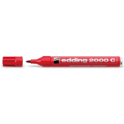Маркер Edding 2000C Красный Нестираемый