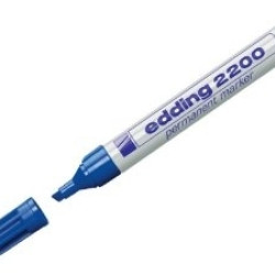 Маркер Edding 2200C перманентный синий заправляемый