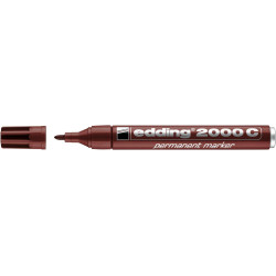 Маркер Edding 2000C коричневый перманентный