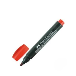 Перманентный маркер Faber-Castell Winner 23, круглый носик, красный