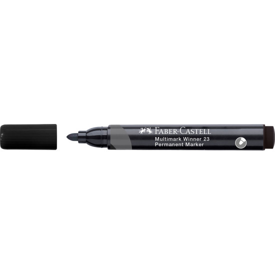Permanentais marķieris Faber-Castell Winner 52, 2.8mm, konisks, melns