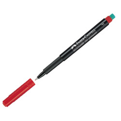 Маркер Faber-Castell Multimark F красный водостойкий