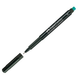 Маркер Faber-Castell Multimark F черный с ластиком