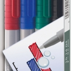 Маркеры Faber-Castell Multimark F водорастворимые 4шт