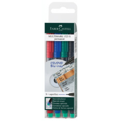 Маркеры Faber-Castell Multimark S 4шт