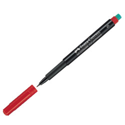 Маркер Faber-Castell Multimark S красный водостойкий