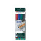 Маркеры Faber-Castell Multimark Универсальные водостойкие 4шт