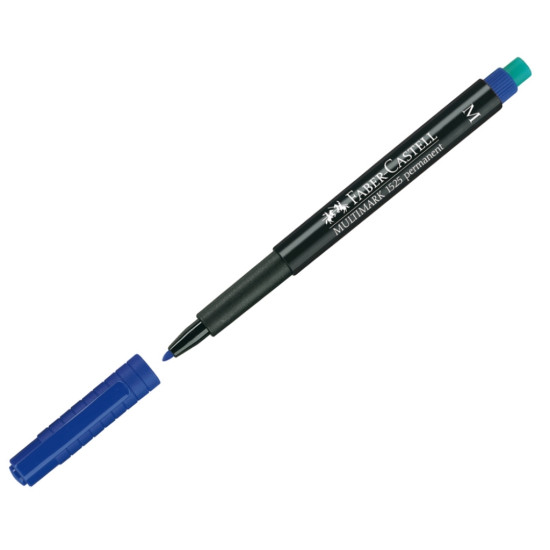 Маркер Faber-Castell Multimark синий водостойкий