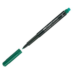 Маркер Faber-Castell Multimark перманентный зеленый М