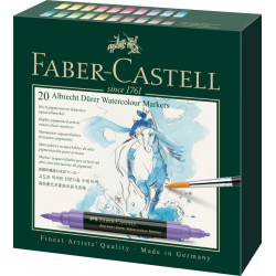 Маркеры акварельные Faber-Castell Albrecht Dürer 20 цветов