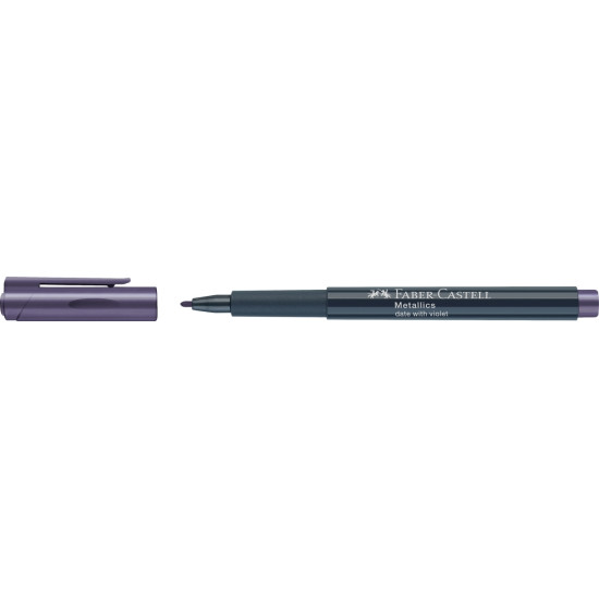 Маркер Faber-Castell 136 Металлик Фиолетовый водостойкий