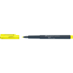 Flomāsters Faber-Castell Neon 1.5mm, dekorēšanai, 107 Jellow Me Happy