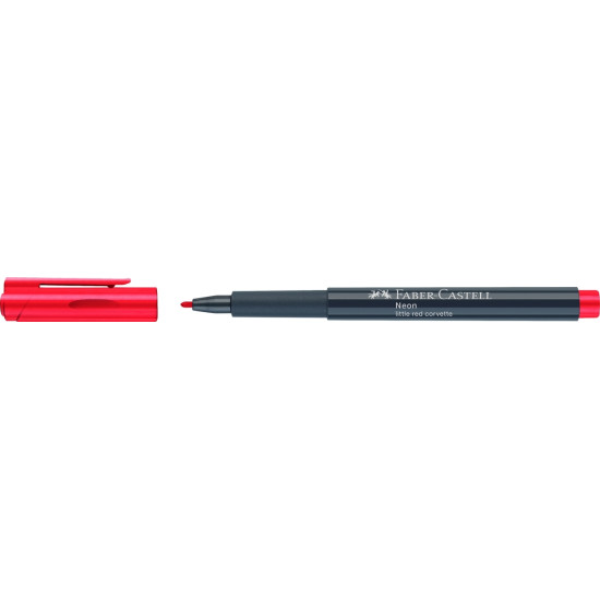 Неоновый маркер Faber-Castell Little Red Corvette водостойкий