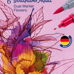 Маркеры Faber-Castell Gofa Aqua 6 цветов для цветов