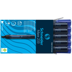 Permanentais marķieris Schneider 233 nošķelts, zils