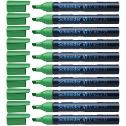 Permanentais marķieris Schneider 233 nošķelts, zaļš
