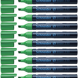 Permanentais marķieris Schneider 233 nošķelts, zaļš