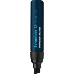 Permanentais marķieris Schneider Maxx 280, 4-12mm, nošķelts gals, melns